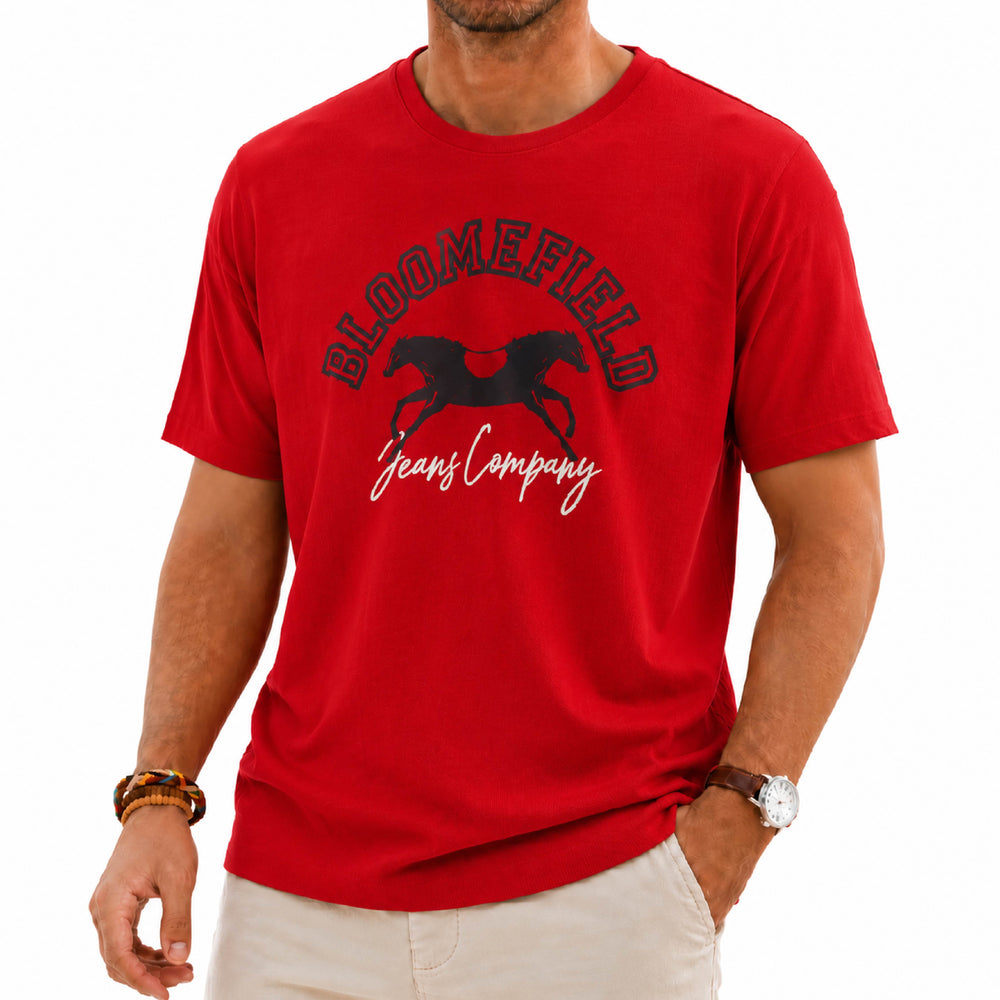BLOOMEFIELD Jeans Company Graphic Red T-Shirt