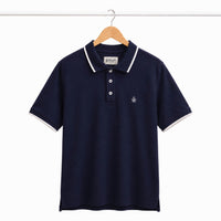 An Original Penguin Tipped Collar Navy Polo Shirt