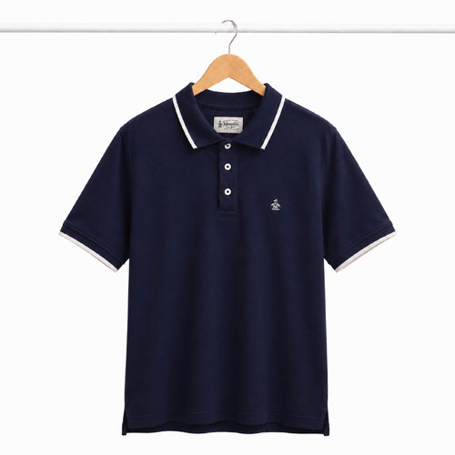 An Original Penguin Tipped Collar Navy Polo Shirt