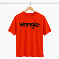 WRANGLER Classic Chest Logo Bright Red T-Shirt