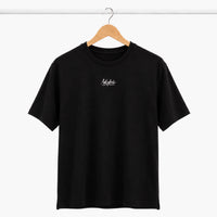 ADIDAS Center Script Logo Black T-Shirt