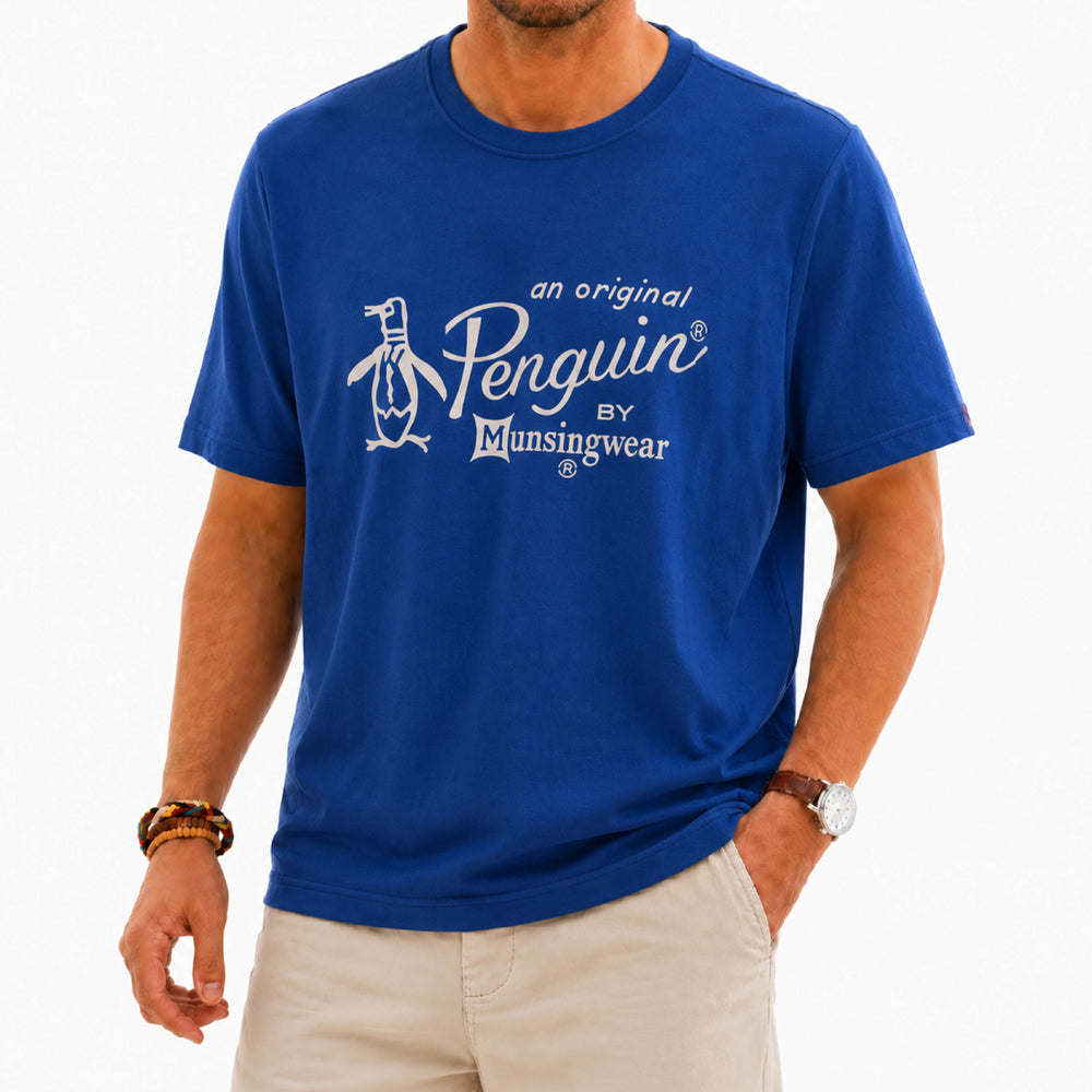 An Original Penguin by Munsingwear Graphic Blue T-Shirt